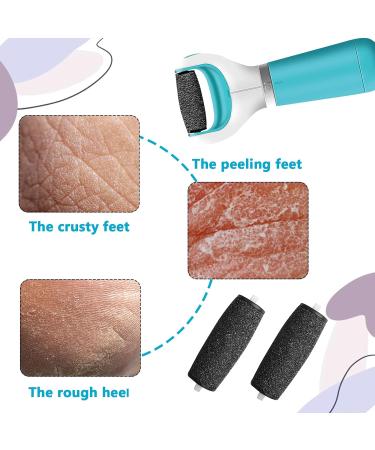 8PCS Durable Replacement Rollers Heads for Scholl Foot File - Foot Care Refills for Dead Skin & Callus Removal - Men & Women Pedicure Hard Skin Remover - Buy Online on GoSupps.com