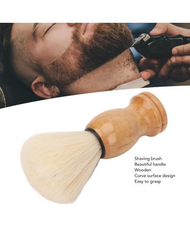 Tumnea Mini Shaving Brush | Soft Synthetic Wooden Handle for Travel & Home | Perfect Men's Shaving Brush - Buy Online on GoSupps.com