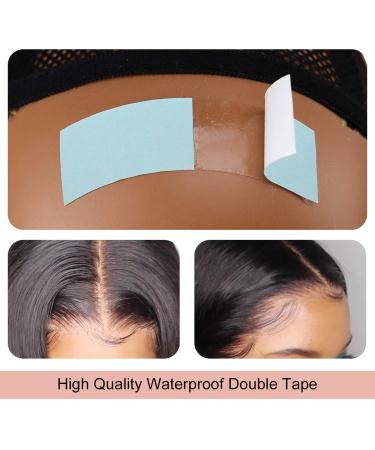 Lace Front Wig Tape - 36 Double Sided Waterproof Adhesive Strips for Hair Extensions & Toupees - Buy Online on GoSupps.com