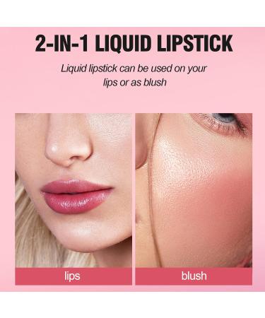 Waterproof High Pigmented Lip Stain - Long Lasting & Quick Dry | Non-Stick Cup & Hydrating Formula - 2-in-1 Lip & Cheek Tint HDN 04 - Buy Online on GoSupps.com