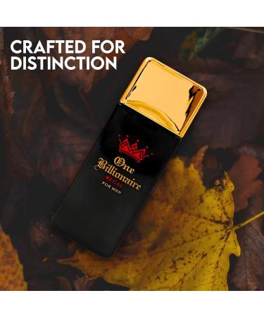 One Billionaire Sensual Woody Fragrance for Men | Long Lasting Cologne Aromatic Scent Eau de Parfum Natural Spray - Great Holiday Gift 3.4 Fl Oz/100 Ml - Buy Online on GoSupps.com
