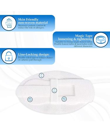 Foley Catheter Legband Holder - Pack of 4 | Urinary Leg Bag Stabilization Device - Buy Online on GoSupps.com