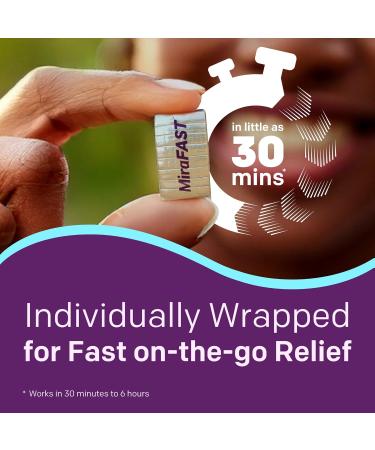 MiraFAST Soft Chews from The Makers of MiraLAX Gentle Constipation Relief Fast Acting Stimulant Free Saline Laxative Magnesium Hydroxide Blueberry & Raspberry Flavor 60ct - Buy Online on GoSupps.com