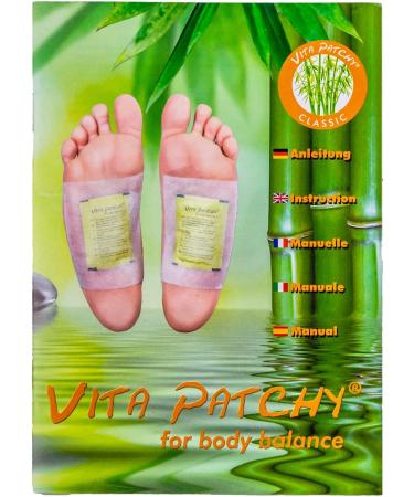 100 x Vita Patchy Vital Plaster Gold - High-Quality Tourmaline Foot Pads & Bamboo Plaster - Best International Shipping - Buy Online on GoSupps.com