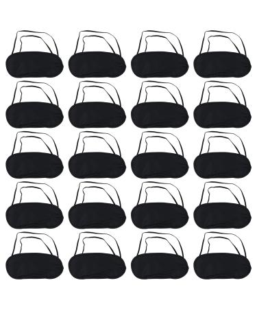 24 Pack Blindfold Eye Blindfold for Sleep Game Travel with Nose Pad