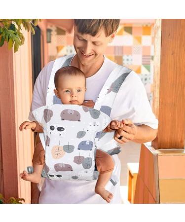 Liuer Baby Carrier for Newborns - Portable Breathable Convertible Carrier for Infants & Toddlers (3-15kg) - Front & Back Support White - Buy Online on GoSupps.com