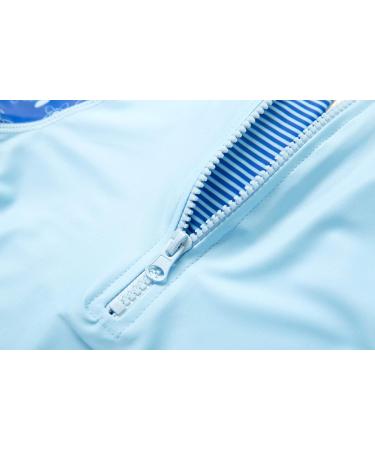 BONVERANO Baby Boy 18M UV Protection Swimsuit Blue Turtle Design | Long-Sleeve 50+ UPF One Piece - Buy Online on GoSupps.com