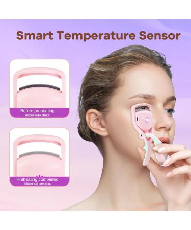 Heated Eyelash Curler | Grande Lash Lift - 3 Modes Quick Natural Curl Long-Lasting | Electric Curling Tool (Pink) - Shop Internationally - Buy Online on GoSupps.com