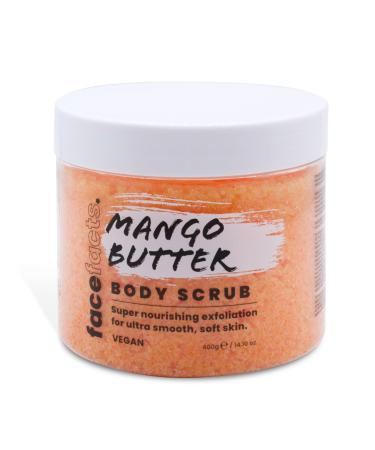 Face Facts Body Scrub | Mango Butter | Exfoliates + Smooths | 400g
