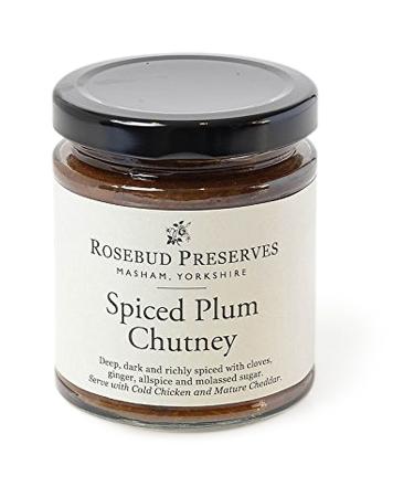 Rosebud Preserves | Spiced Plum Chutney | Traditionally British | Vegan and Vegetarian | Prepared by Hand | Tasty Treat | 198 g