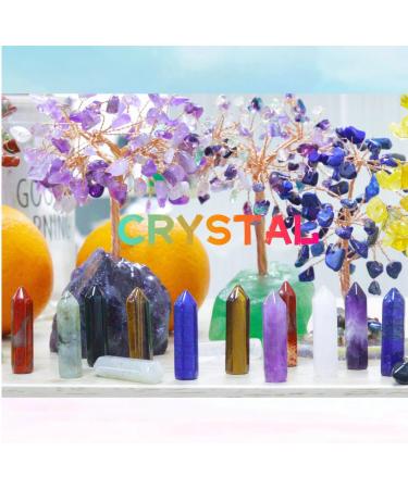 MAIBAOTA Clear Crystal Healing Crystals Gifts Wands Hexagonal Pointed Gemstones Set Bulk for Women Beginner Chakra Stones Nature Reiki Spiritual Energy Balancing Protection Crystal 10pcs - Buy Online on GoSupps.com