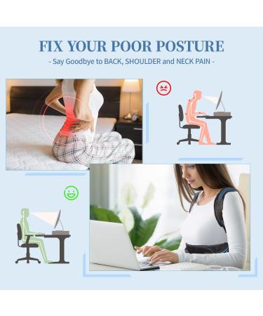 Posture Corrector Back Brace for Men & Women | Scoliosis Support & Hunchback Correction | Adjustable Back Straightener | Medium & Large Sizes Available - Buy Online on GoSupps.com