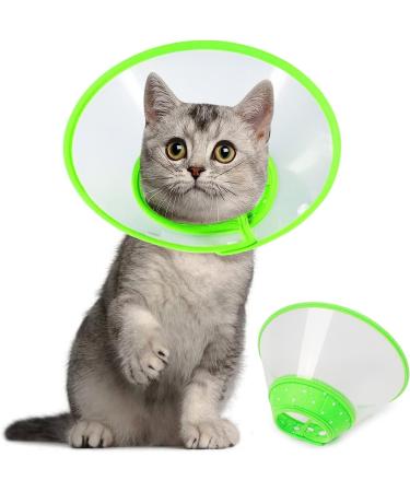 Vivifying Pet Neck Brace - Adjustable Lightweight Protective Collar for Puppies Small Dogs & Cats (11.9-14.4 cm Green-S) | International Shipping - Buy Online on GoSupps.com