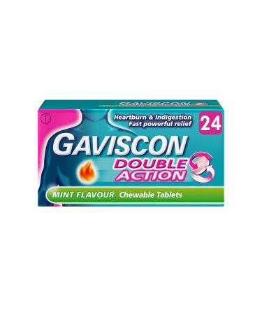 Gaviscon Double Action Tablets 24 Mint