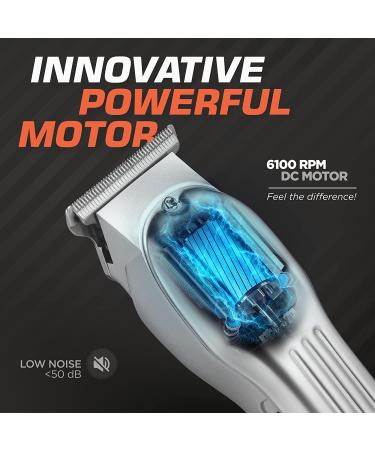Fagaci Cordless Trimmers for Barbers - Professional T-Outliner Trimmer for Men, Close Cut T-Liners Clippers for Fine Cutting - Electric Beard Trimmer Included - Buy Online on GoSupps.com