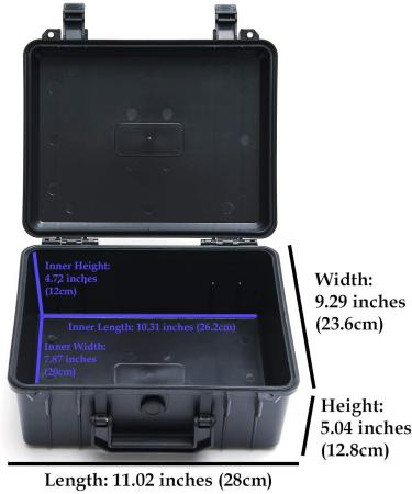 Secure Medicine Storage Box | Lockable Prescription Organizer for Safe Pills | Portable & Sturdy Medication Lock Box - Buy Online on GoSupps.com