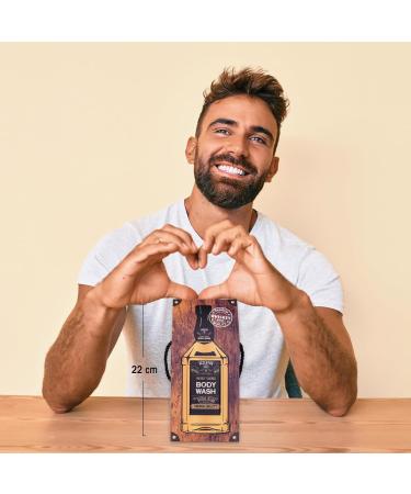 Accentra Shower gel SPECIAL BLEND in bottle incl gift box in whiskey look 400ml fragrance Whiskey refillable blackorange - Buy Online on GoSupps.com