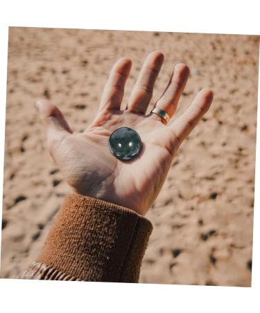 Ciyodo Hand Training Set - 4 Baoding Sound Balls for Hand Massage & Muscle Relaxation - Traditional Chinese Yoga Practice - Green Black Marble - Buy Online on GoSupps.com