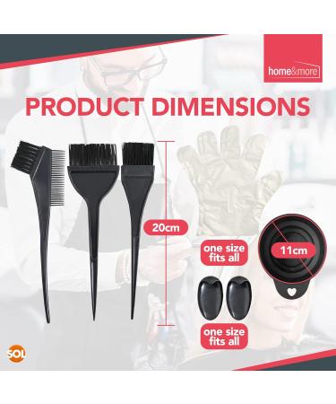 7pcs Hair Dye Bowl and Brush Kit - DIY Salon Hair Highlighting Set - Buy Online on GoSupps.com