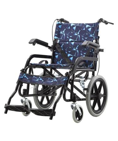 Wheelchair For Outdoor Folding Wheelchair Portable Travel Wheelchairs Foldable Manual Self Propelled Aluminum Alloy Elderly Transit Wheelchair Wheel Chair