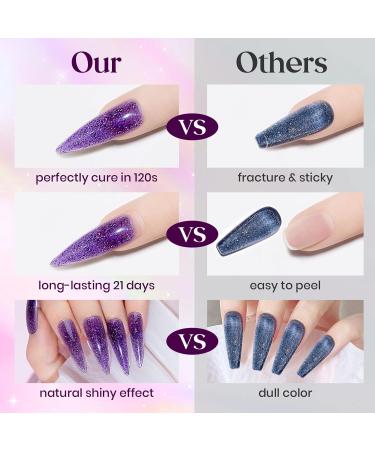 MIZHSE Diamond Glitter Poly Nails Gel Set Siver Gold Poly Nail Gel Nail Extension Gel Kit Blue Red Nail Builder Gel with Poly Nail Forms Nail Enhancement Manicure Kit for Nail Salon Gel Polish Starter Set14- - Buy Online on GoSupps.com
