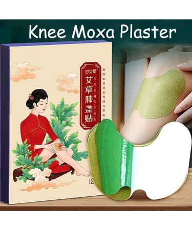 Moxibustion Patch 20pcs Green Moxa Plaster Knee Self Heating Chinese Herb Acupuntura Leg Patches Mugwort - Buy Online on GoSupps.com