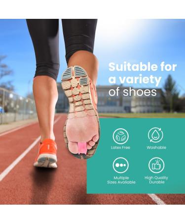 Welnove Hammertoe Corrector - 6 Pack Soft Gel Toe Splints for Men & Women | Realign Bent Crooked & Claw Toes - Multi-Size Pink Toe Straighteners - Buy Online on GoSupps.com