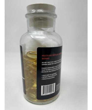 Strength Genesis Fish Oil Omega 3 5000mg EPA DHA Cold Pressed Omega 3 Fish Oil Molecularly Distilled Cold Processed 120 Soft Gels - Buy Online on GoSupps.com