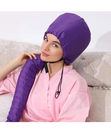 Hair Dryer Bonnet - Hair Dryer Hood Diffuser Attachment - Soft Adjustable Dryer Cap with Headband for Speeds Up Drying Time & Conditioning Fits All Head Sizes - Buy Online on GoSupps.com