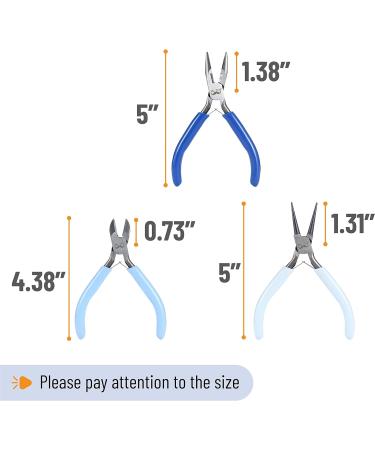 Mr. Pen Jewelry Pliers Kit - 3 Pack Mini Wire Cutters, Chain Nose, and Craft Pliers for Jewelry Making and Crafting - Buy Online on GoSupps.com