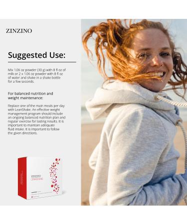 Buy ZINZINO LeanShake Strawberry - 16 Single Serve Packets | Healthy Meal Replacement - International Shipping Available - Buy Online on GoSupps.com