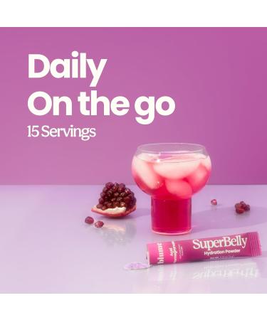 Blume SuperBelly Gut Health and On-The-Go Hydration Packets GLP-1 Friendly Sugar-Free with Prebiotics Probiotics Apple Cider Vinegar Vitamin C and Electrolytes Strawberry Hibiscus & A ai Pomeg - Buy Online on GoSupps.com