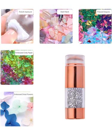 Ventdouce Double-Head Nail Stamp Set - Transparent French Nail Art Tool for DIY Manicure & Polish - Buy Online on GoSupps.com