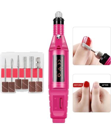 PEACECOLOR Red Mini Nail Drill Machine Electric Nail Files for Beginners Professional Compact Nail Drill Machine Set for Acrylics Nails Electronic Equipment Home Salon DIY Nail Art Use Xa-29 - Buy Online on GoSupps.com