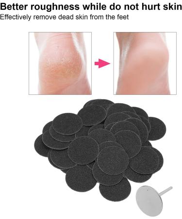 Foot Grinder Sandpaper | Replacement Sanding Slices for Pedicure Tools ( 25mm) - International Shipping Available - Buy Online on GoSupps.com