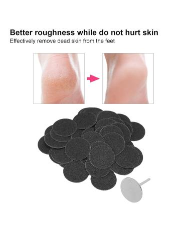 50 Electro Callus Sandpaper Slices for Feet Grinder - Pedicure Tool Replacement Accessories for Hard Skin & Cracked Heels ( 25mm) - Buy Online on GoSupps.com