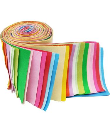 CJINZHI 28 PreCut 3.94-Inch Jelly Rolls - Solid Color Cotton Fabric Strips for Quilting | Sewing Pattern Collection for DIY Crafts - Buy Online on GoSupps.com