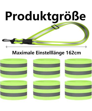 High Visibility Reflector Bands - 7 Piece Set for Jogging Biking Hiking & Motorcycle Safety - Buy Online on GoSupps.com