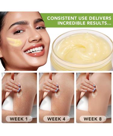 Pure Organic Shea Butter Raw Unrefined Body & Face Butter 100% Pure & Natural Body Butter for Dry Cracked Skin Stretch Marks & Anti-Aging 7.76 oz - Buy Online on GoSupps.com