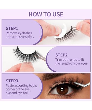 Impress Lashes - Reusable Self Adhesive False Eyelashes for Natural Look | Safer & Easier Than Glue | Perfect for Girls & Women - Buy Online on GoSupps.com