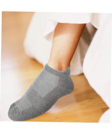 Beaupretty 4 Pairs Combed Cotton Socks Summer Socks Low-cut Liners Socks Breathable Sports Stockings All Season Cotton Socks Cotton Ankle Sock Low-cut Liner Socks Unisex Cotton Socks Black Grey 21x5x0.3cm - Buy Online on GoSupps.com