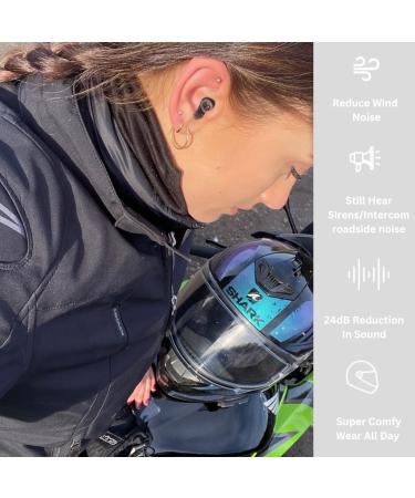 EGGZ Motorbike Earplugs - Optimal Hearing Protection for Motorcycling & Outdoor Riding - Buy Online on GoSupps.com