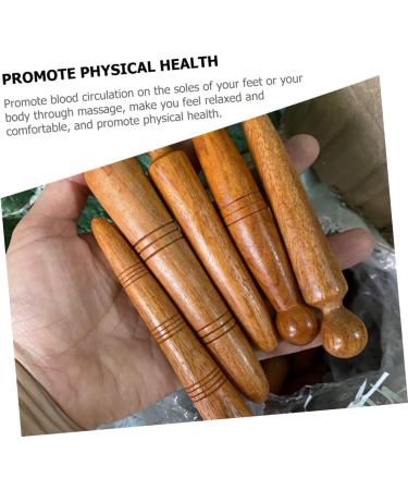 BCOATH 4-Piece Foot Massager Set | Portable Acupuncture & Reflex Zone Massage Device | Hand & Foot Massage Tool for Ultimate Relaxation - Red Pear - Buy Online on GoSupps.com