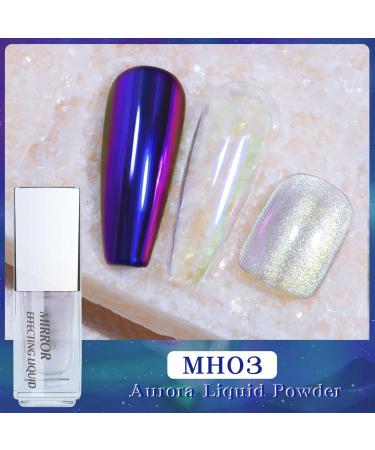 CAOQAO New Nail Beauty Liquid Powder Powder Nonfading Powder Liquid Powder Fairy Powder Manicure 5ml Gel Base Coat And Top Coat (C One Size) 1 count (Pack of 1) C - Buy Online on GoSupps.com