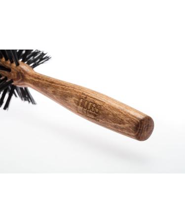 Nippes Solingen Round Brush 8 Terhig 48mm | Premium Horsehair & Nylon Bristle | Beech Wood Handle | Ideal for Curls & Waves Styling - Buy Online on GoSupps.com