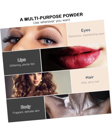 Beavorty 2 sets for Powder Loose Nails Highlighter Sparkle Body Cosmetic Make Makeup Gloss Nail Women As Shown 1x2pcs 7.4X6.8CMx2pcs - Buy Online on GoSupps.com