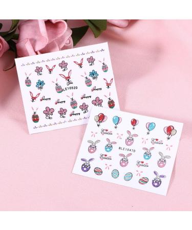 Exceart 5 Pcs Nail Stickers 3D Nail Stickers Decals Nail Art sticker Easter Decorative Nail Stickers Cartoon Nail Stickers for Girl Lady - Buy Online on GoSupps.com
