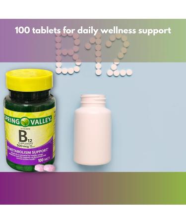 FUSION SHOP STORE Smart choices meaningful life! B12 500mcg- 100 Tablets (Pack of 1) - Buy Online on GoSupps.com