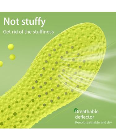 Height Increase Insoles for Men & Women - Air Cushion Heel Inserts Shock Absorption Pain Relief Green - Fits Sizes 8-11(M) & 9-13(W - Buy Online on GoSupps.com