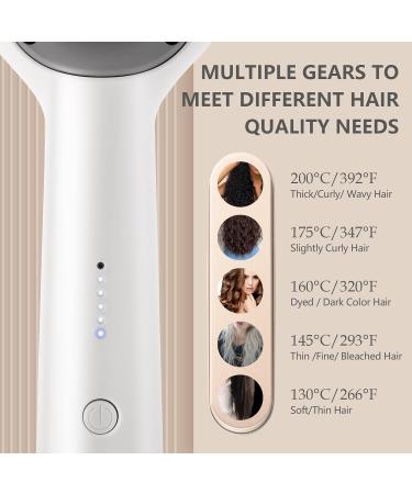 Hair Straightener Brush - 2 in 1 Anti-Scald Comb | Fast Heating Ceramic Flat Iron for Smoothing & Styling Women s Hair - Buy Online on GoSupps.com